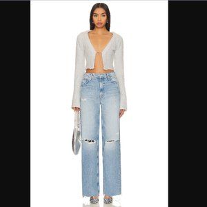 MOTHER | High Waisted Spinner Zip Heel Chew Jeans (Rollin' Around) Size 30 NWT